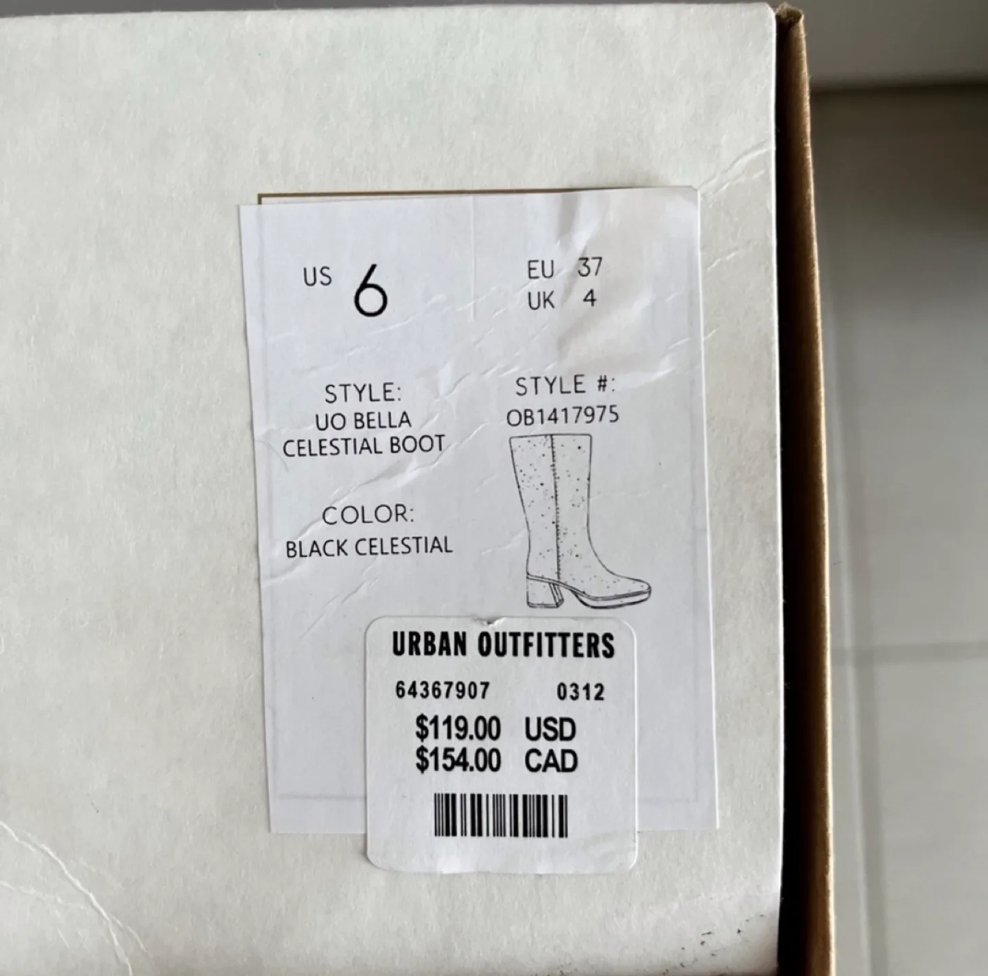 Urban Outfitters Bella Celestial Boot - US Size 6/EU size 37 image indicator(10)