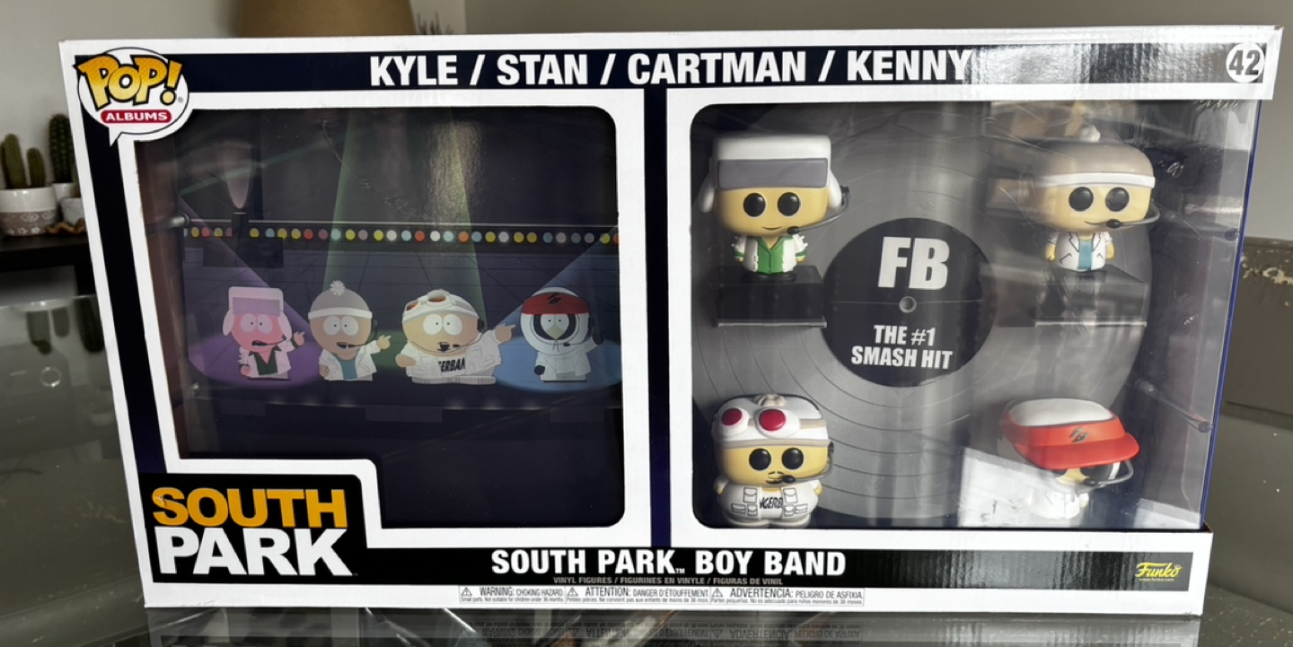 South Park Boy Band Pop Albums Vinyl Figures