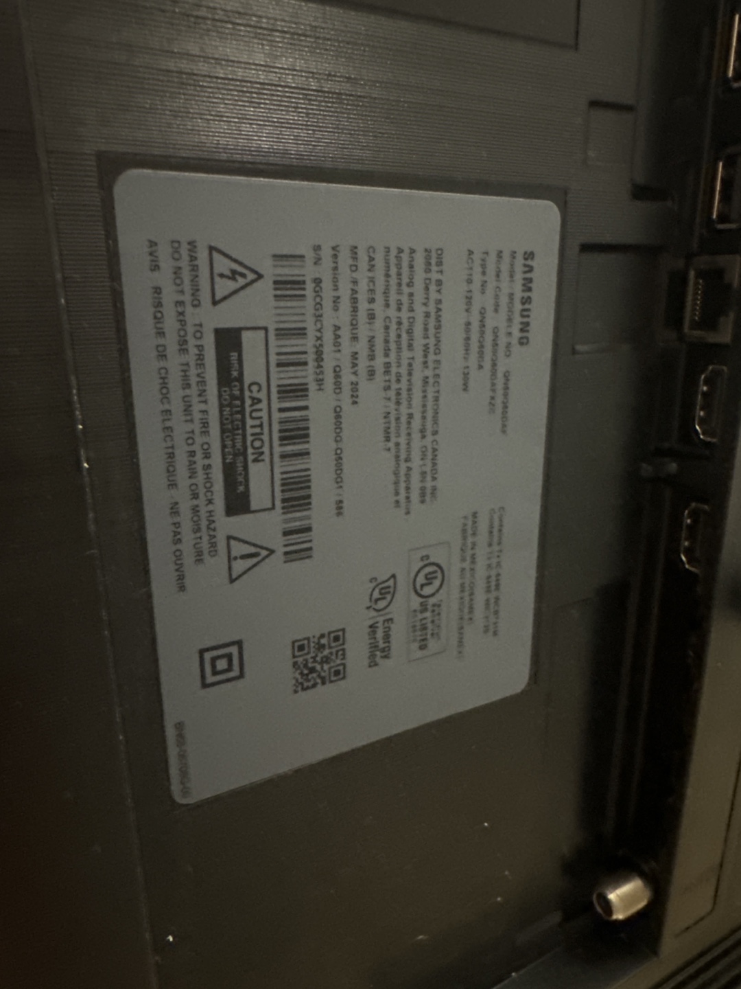 Brandnew Samsung 50 “ 4KTV Qled 2024 - photo 4