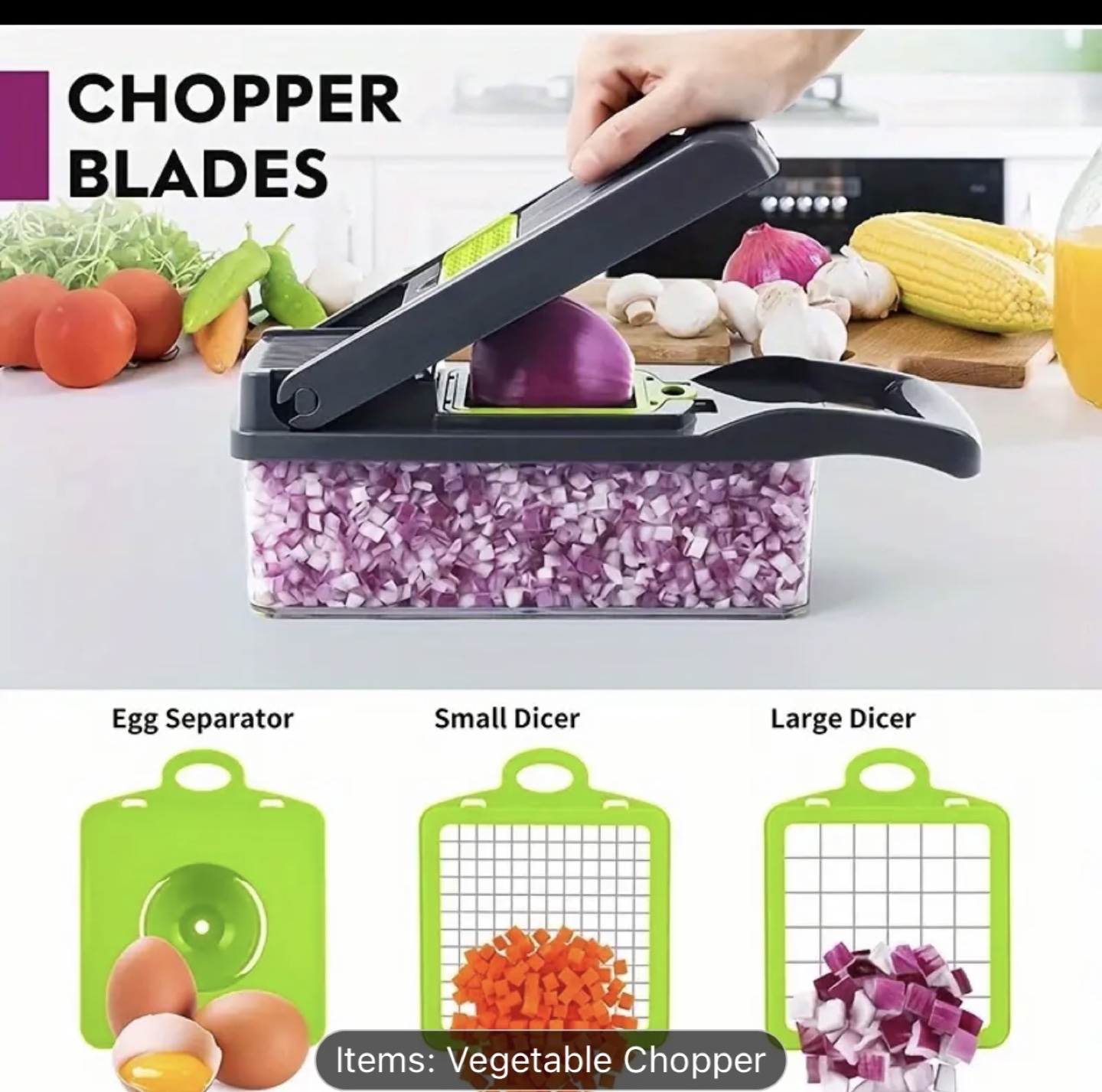 Vegetable Chopper and Slicer - photo 3