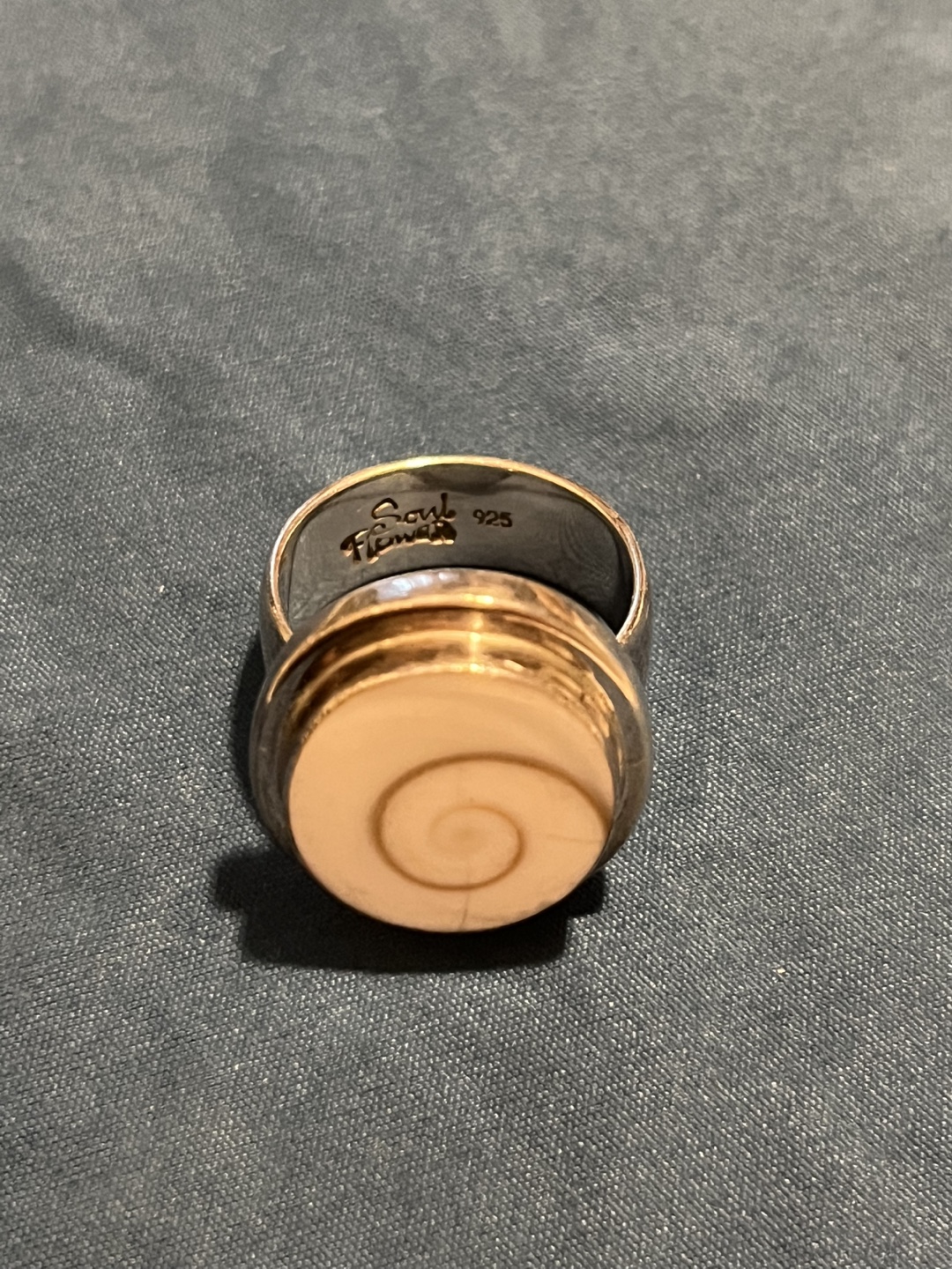 Sterling Silver Shell Ring - photo 2