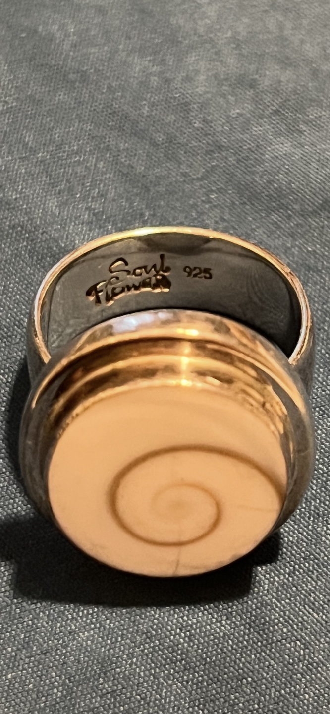 Sterling Silver Shell Ring