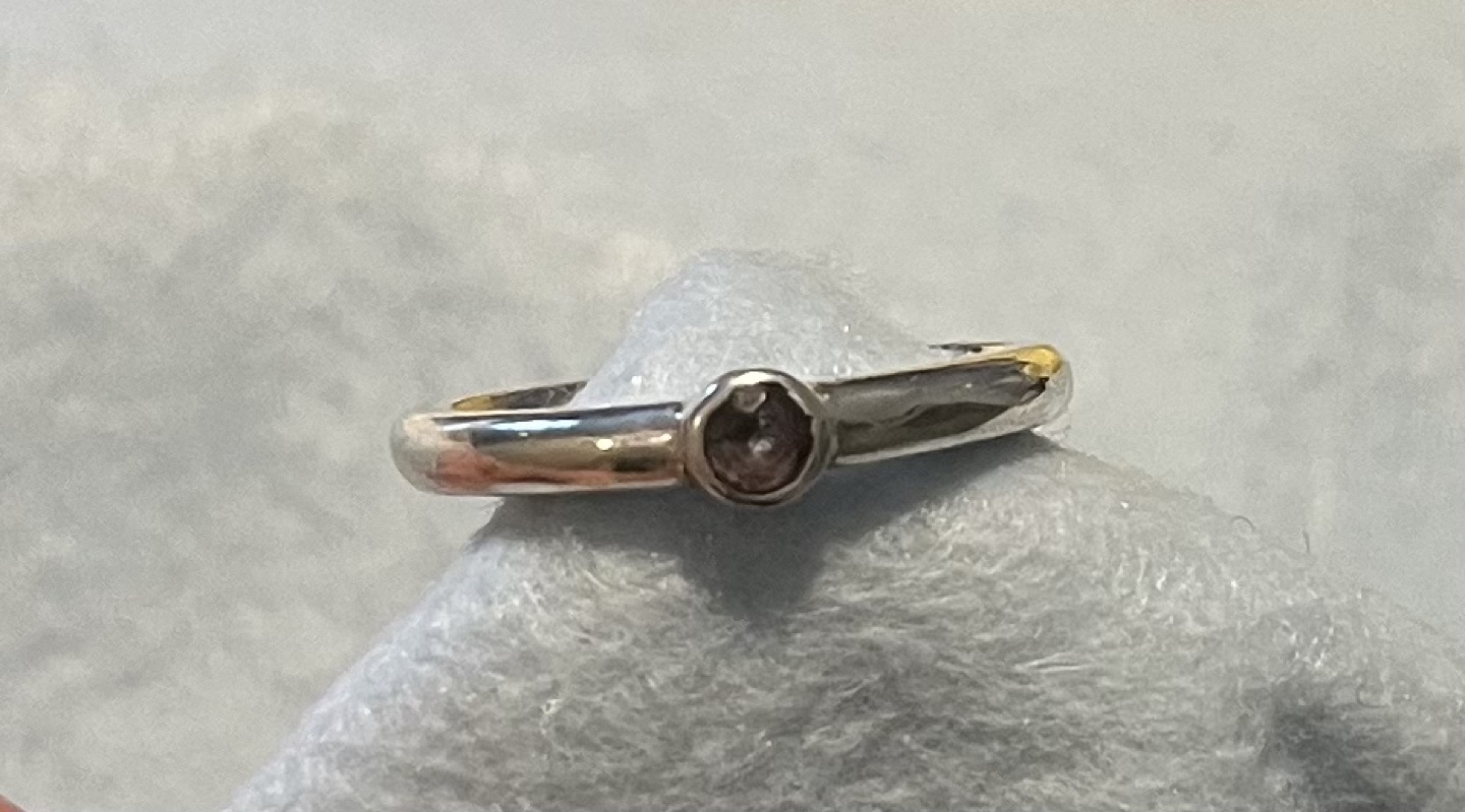 Sterling silver (925) ring with amethyst stone - photo 4