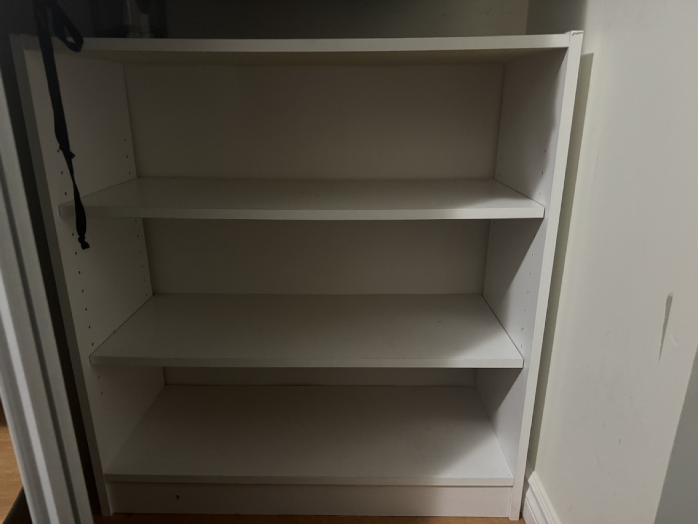 White 3-Shelf Bookcase
