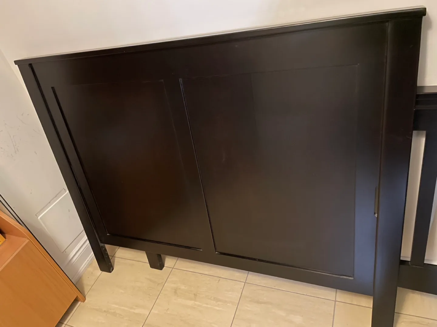 Solid wood double size headboard & footboard image indicator(2)