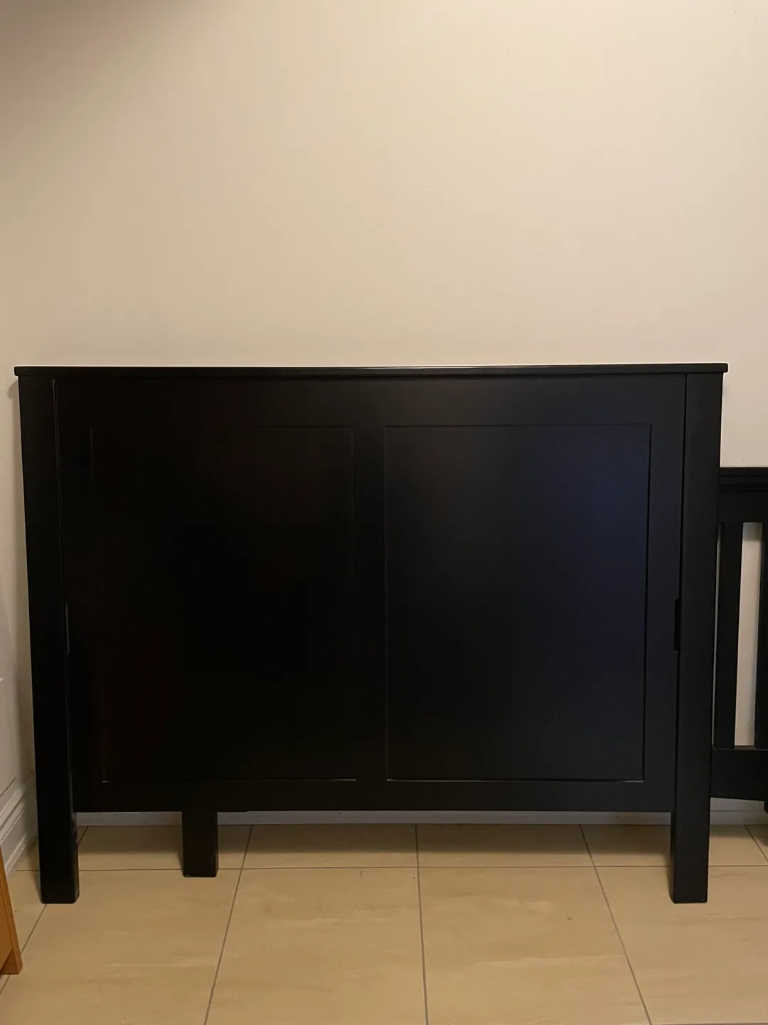 Solid wood double size headboard & footboard image indicator(5)