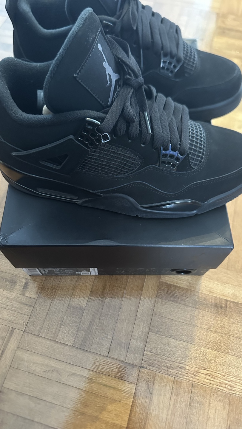 Air Jordan 4 Retro Black cats - photo 2