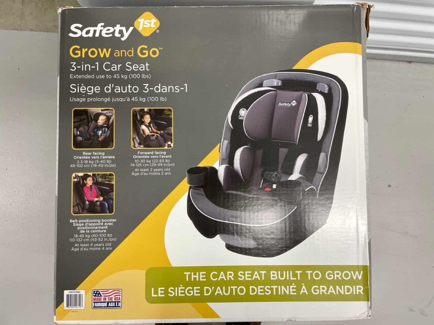 Safety 1st Grow and Go 3-in-1 Baby/Child Car Seat