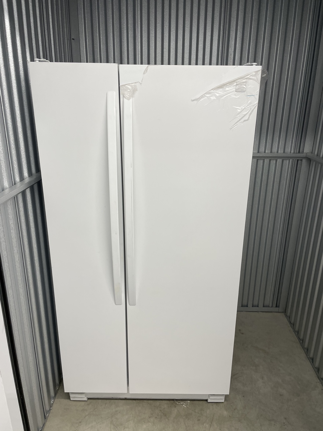 White Kenmore Side by Side Refrigerator