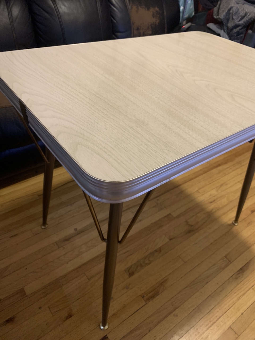 Vintage Retro Formica and Chrome Kitchen Table - photo 4