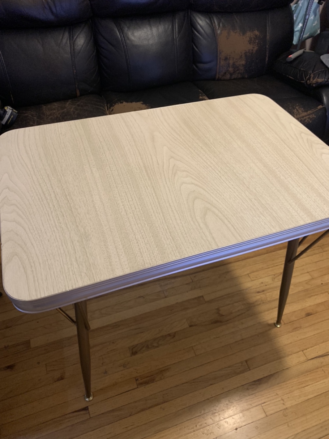 Vintage Retro Formica and Chrome Kitchen Table - photo 5