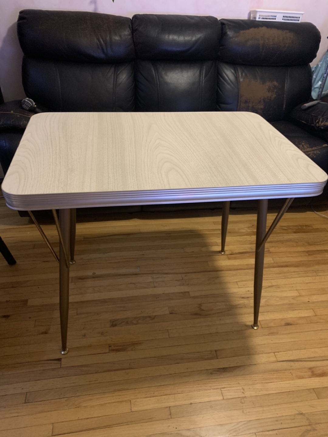 Vintage Retro Formica and Chrome Kitchen Table - photo 2
