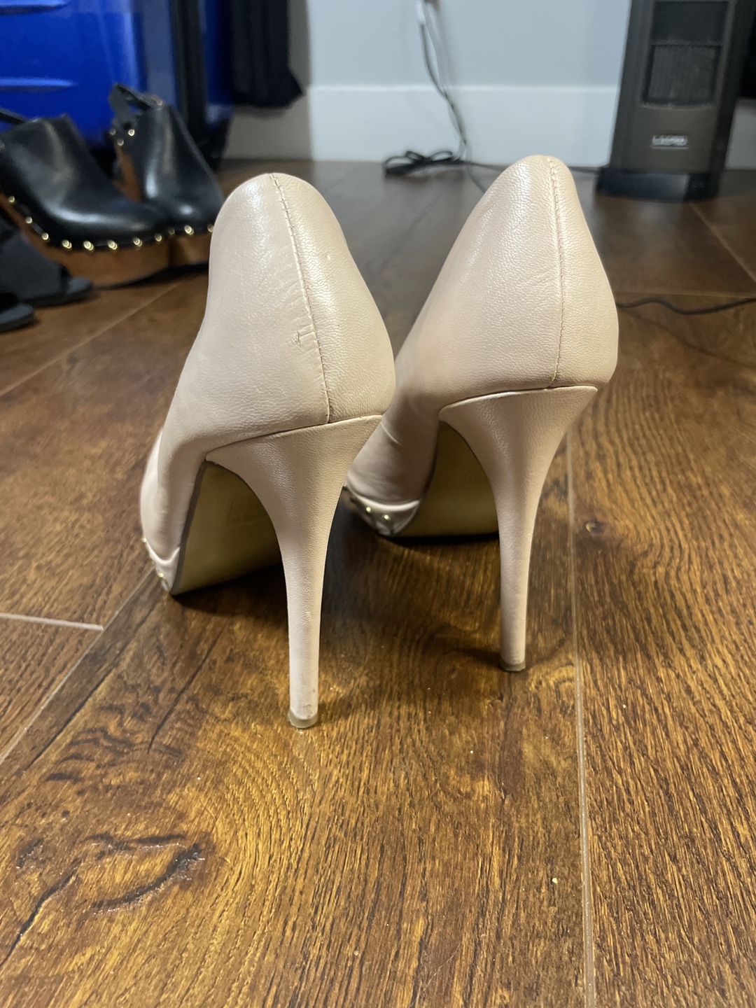 David Dixon pink Leather Heels - photo 3