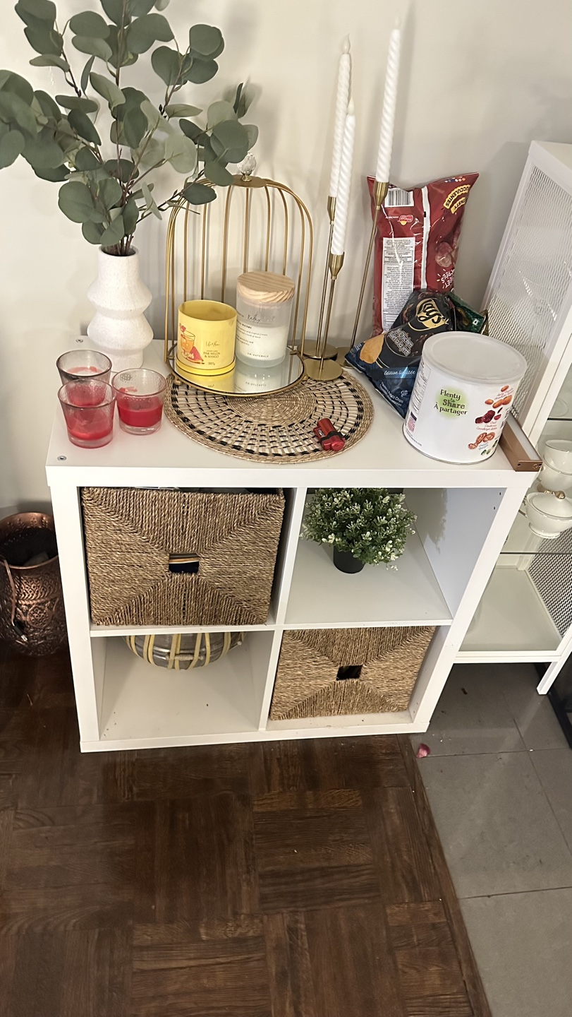 White 3 Cube Shelf Unit - photo 4