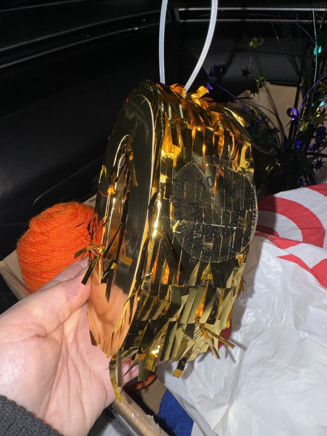 Gold Number 0 Piñata - photo 2