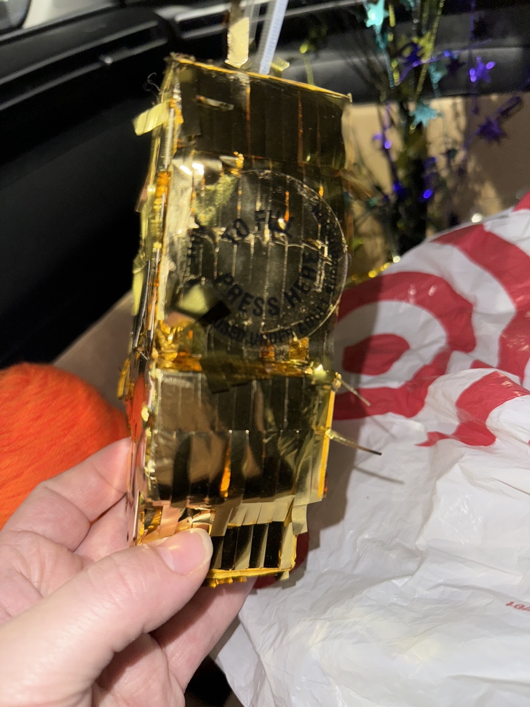 Gold Number 4 Piñata - photo 2
