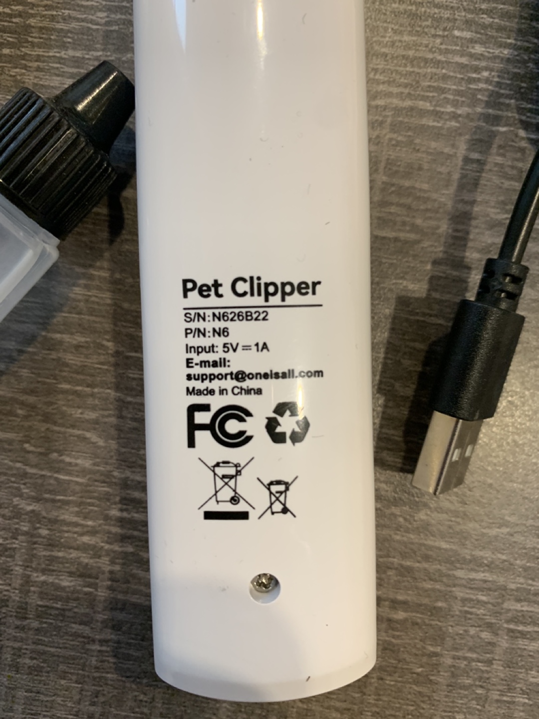 Pet fur clipper / trimmer - photo 2