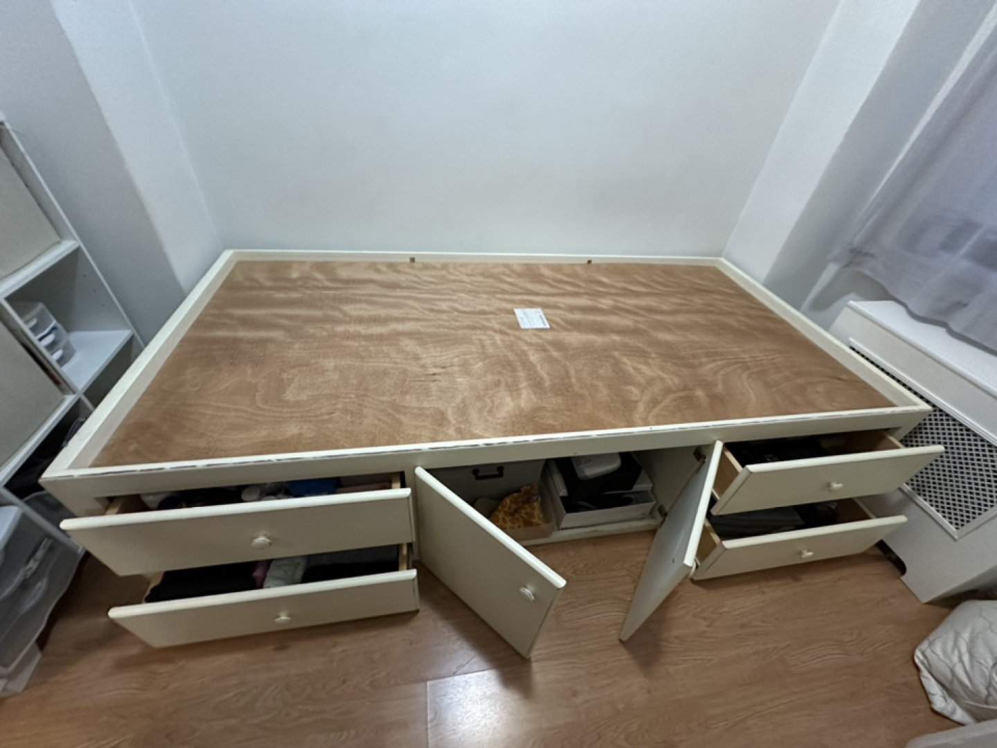 Twin Platform Bed with Storage - photo 4