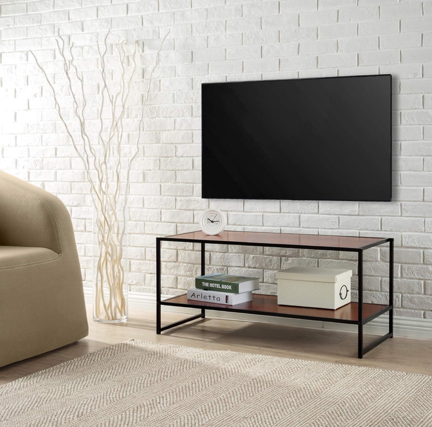 ZINUS Garrison 40 Inch Media Stand / TV Stand with Shelf - photo 5