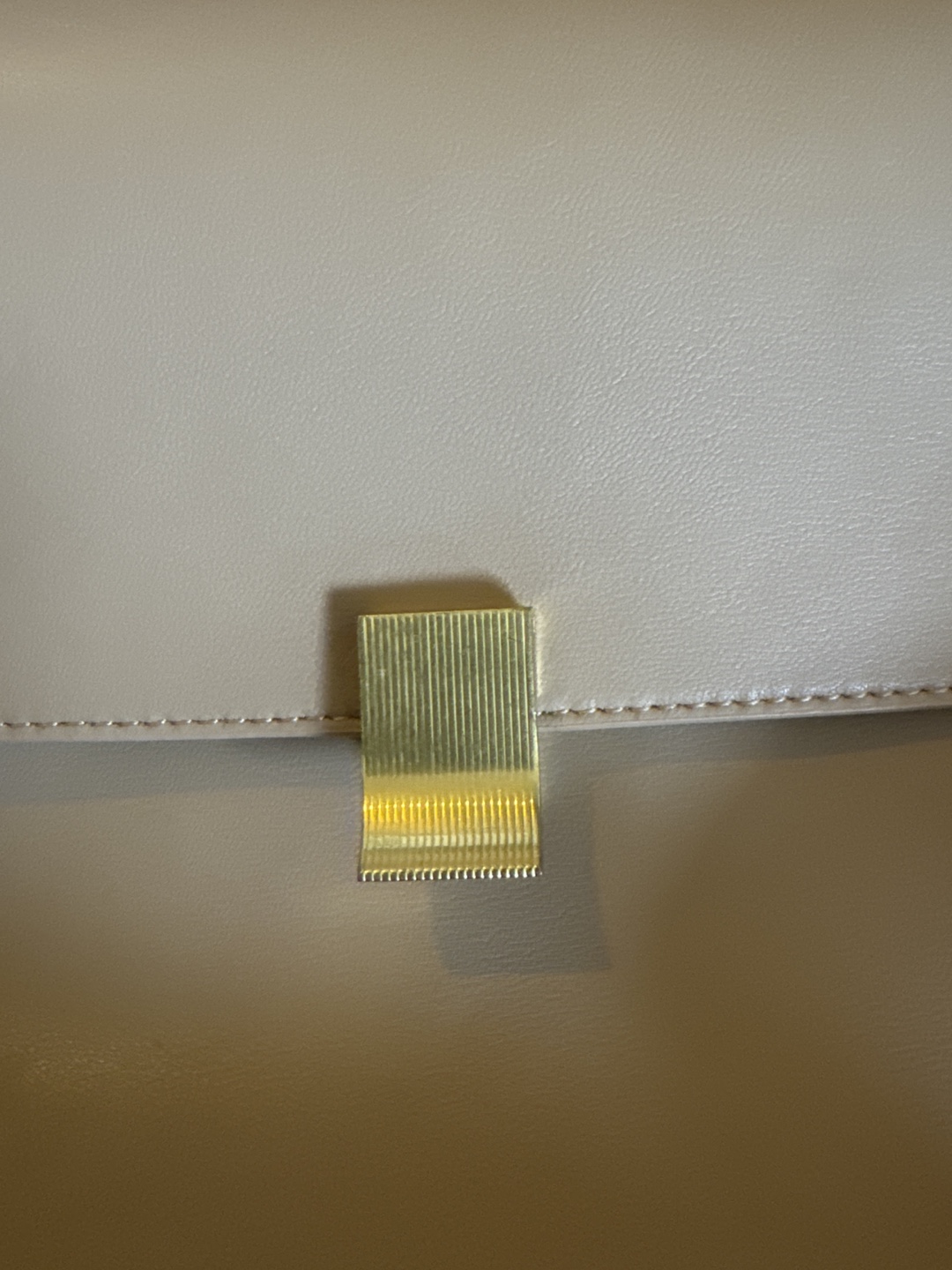 Leather Beige Shoulder Bag - photo 2