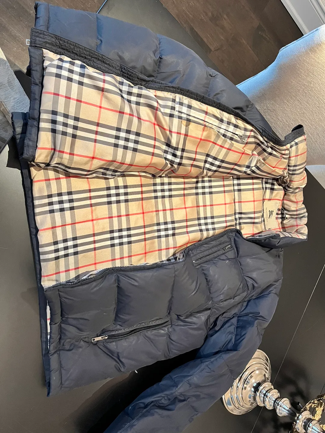 Burberry Blue Puffer Jacket image indicator(2)