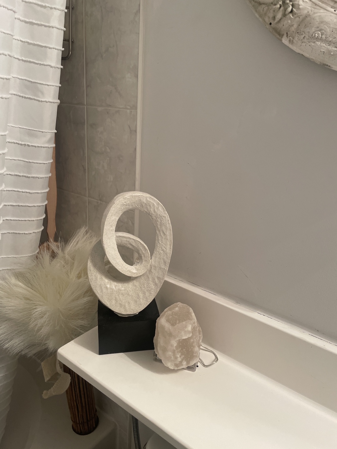 White Abstract Sculpture - photo 2