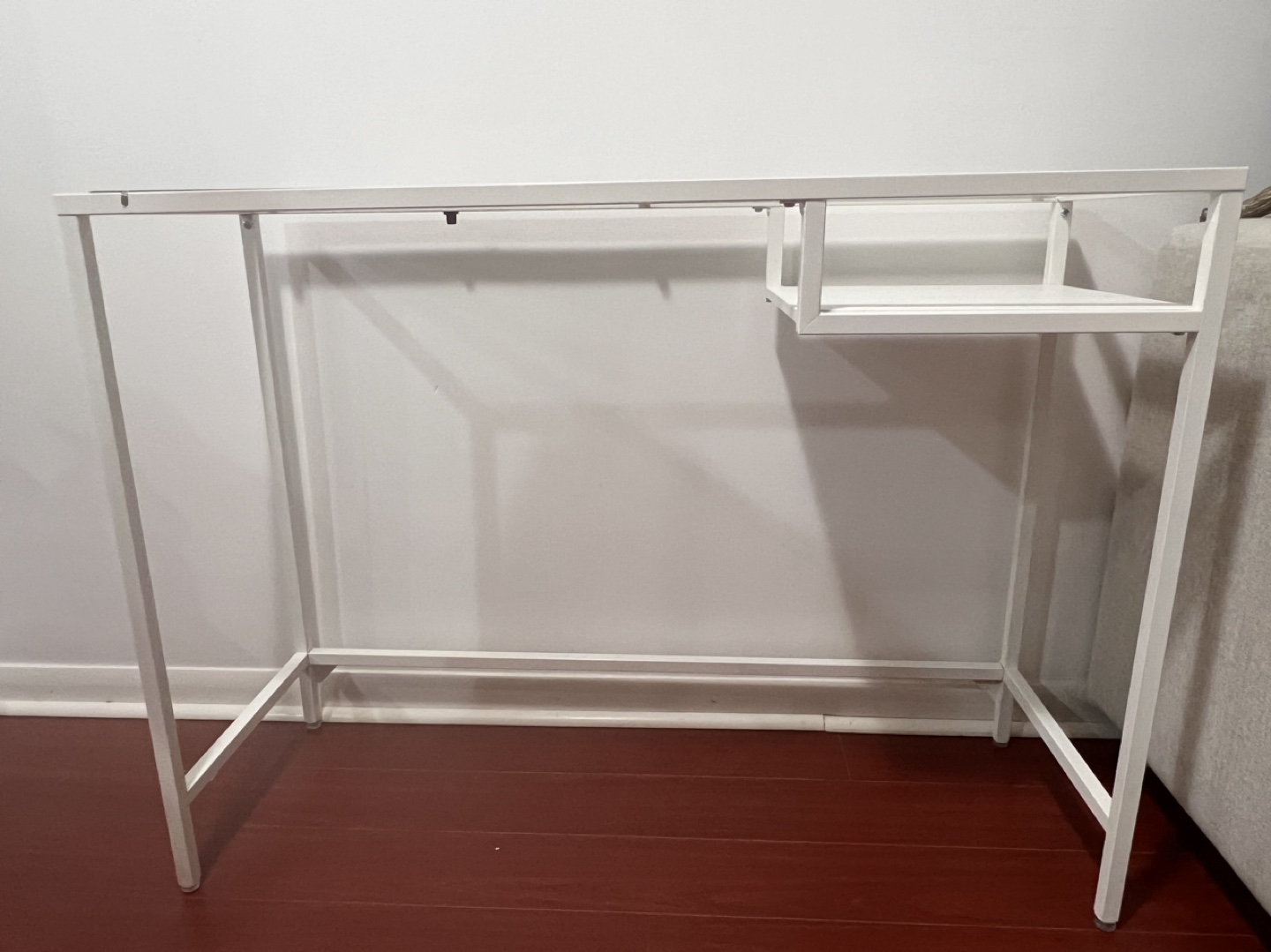 IKEA White/Glass  Laptop Table  (READ DESCRIPTION!) - photo 2