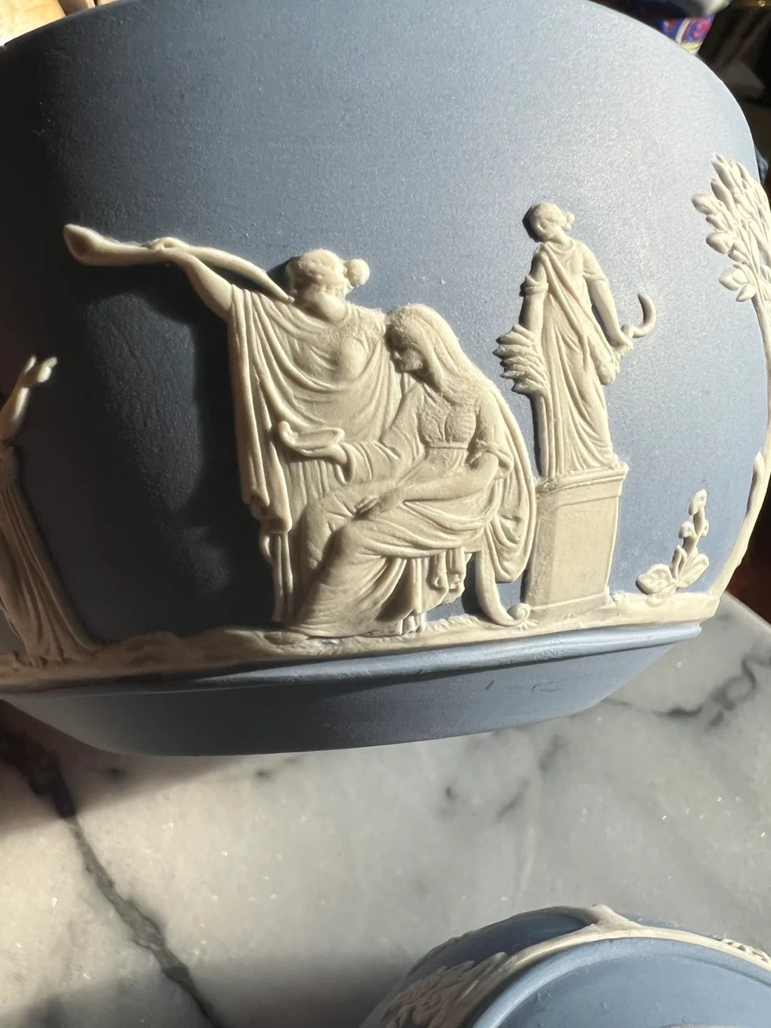 Wedgwood Blue Jasperware Bowl Set image indicator(4)