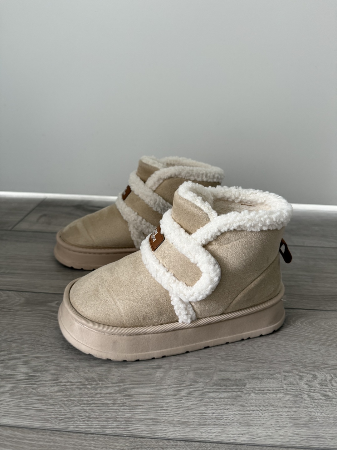 Women's Tan Suede Booties - photo 2