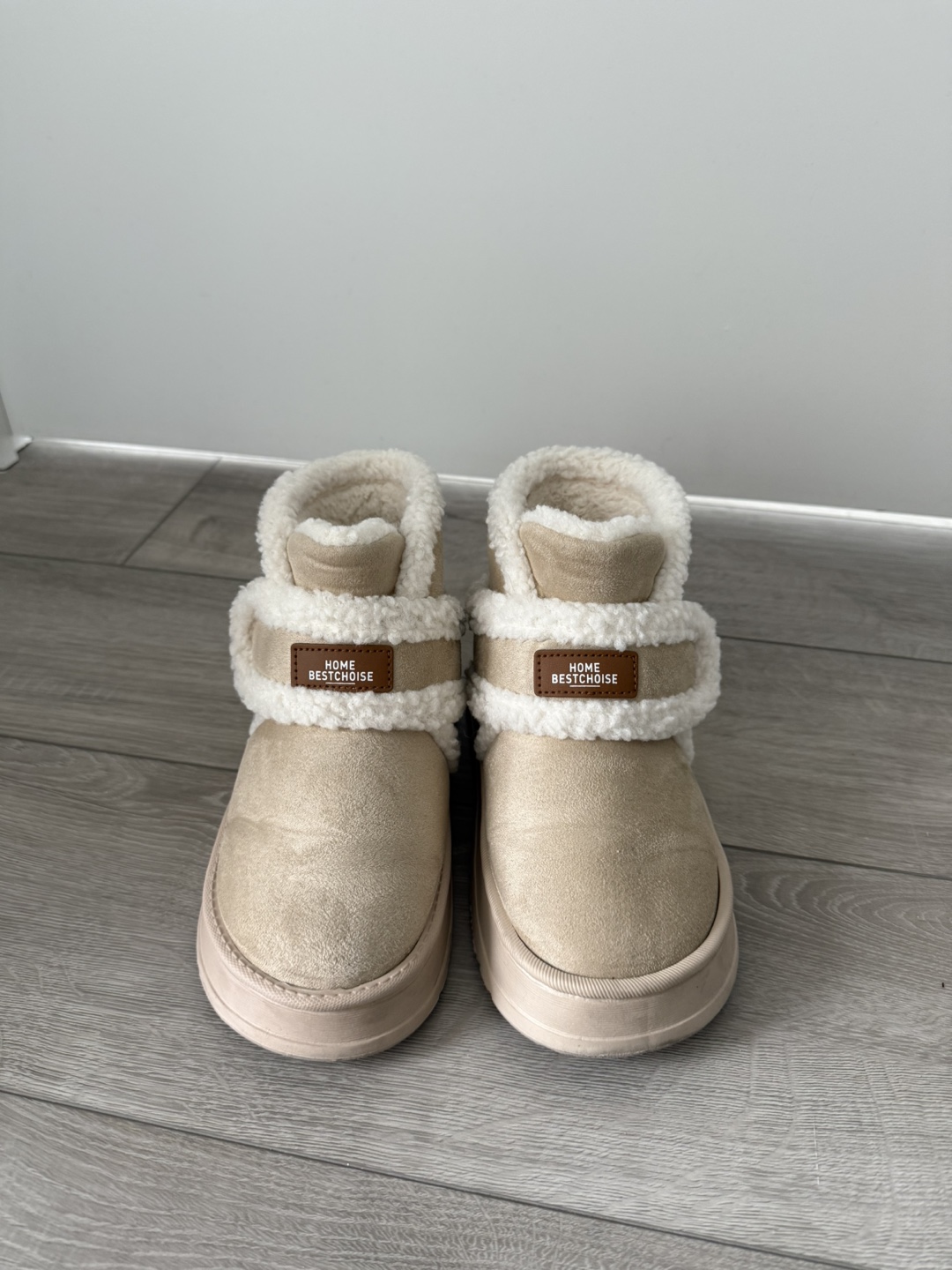 Women's Tan Suede Booties
