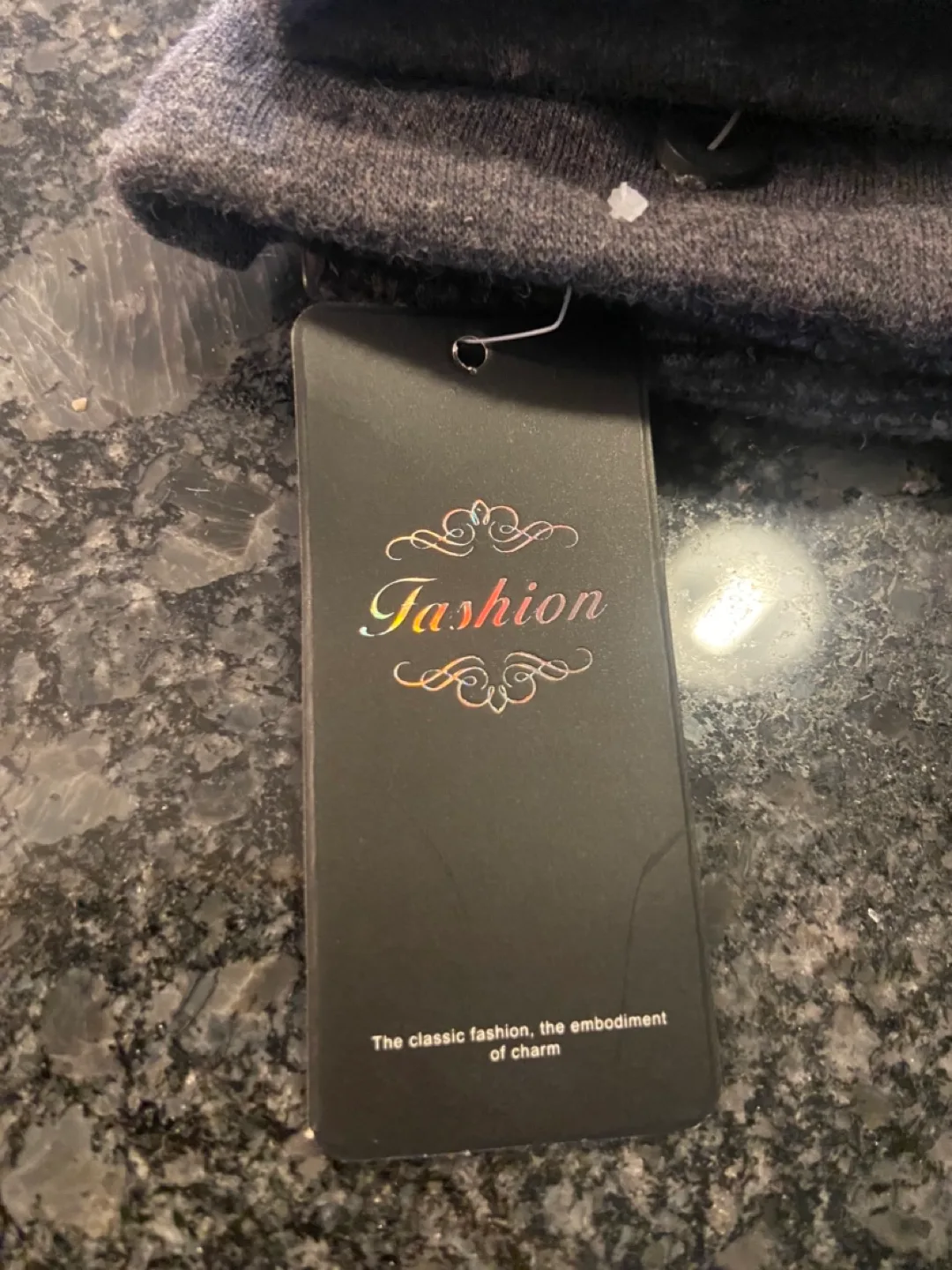 New Women's Grey Dress Gloves with Button image indicator(3)