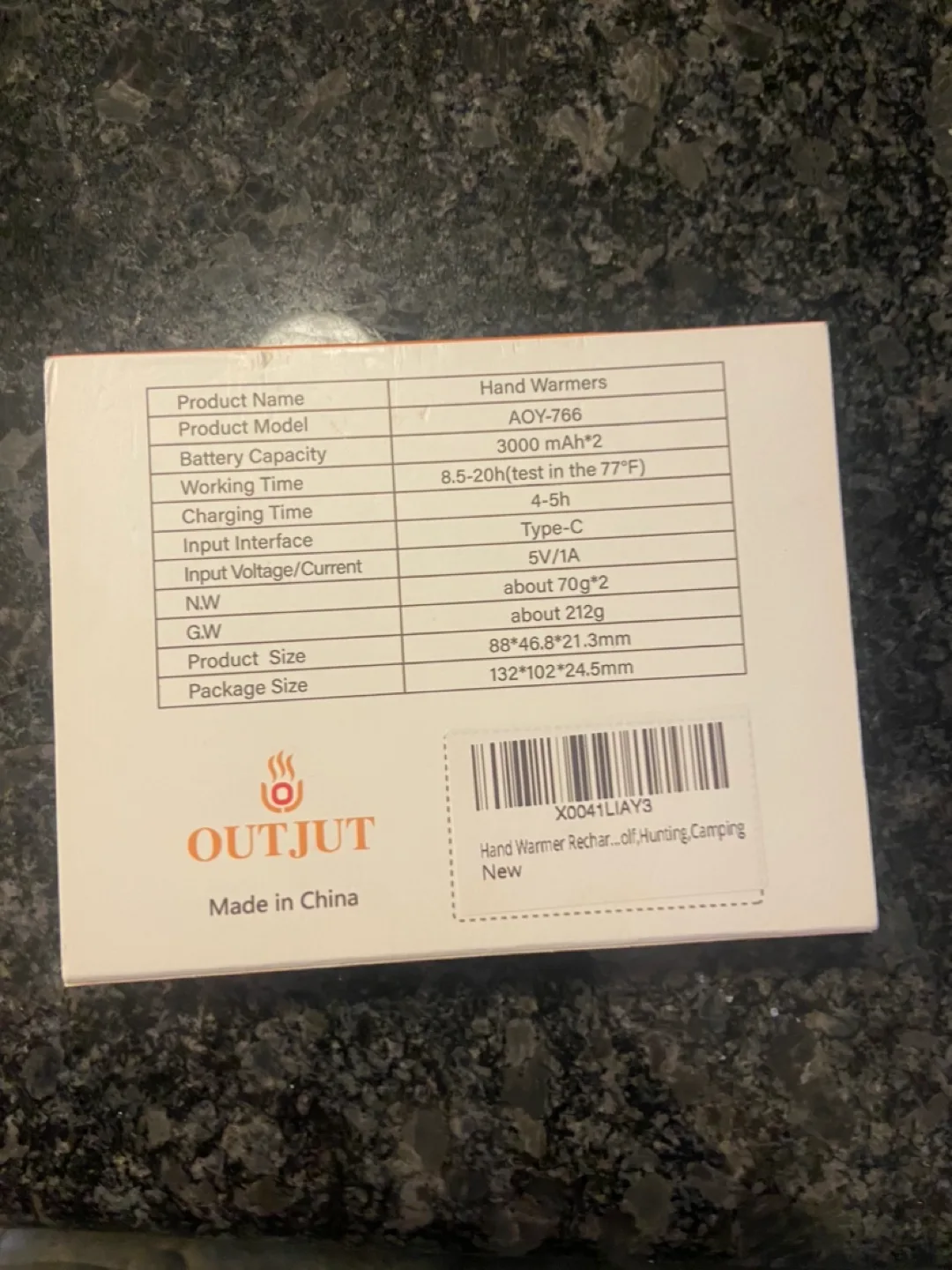 Outjut Rechargeable Hand Warmers image indicator(2)