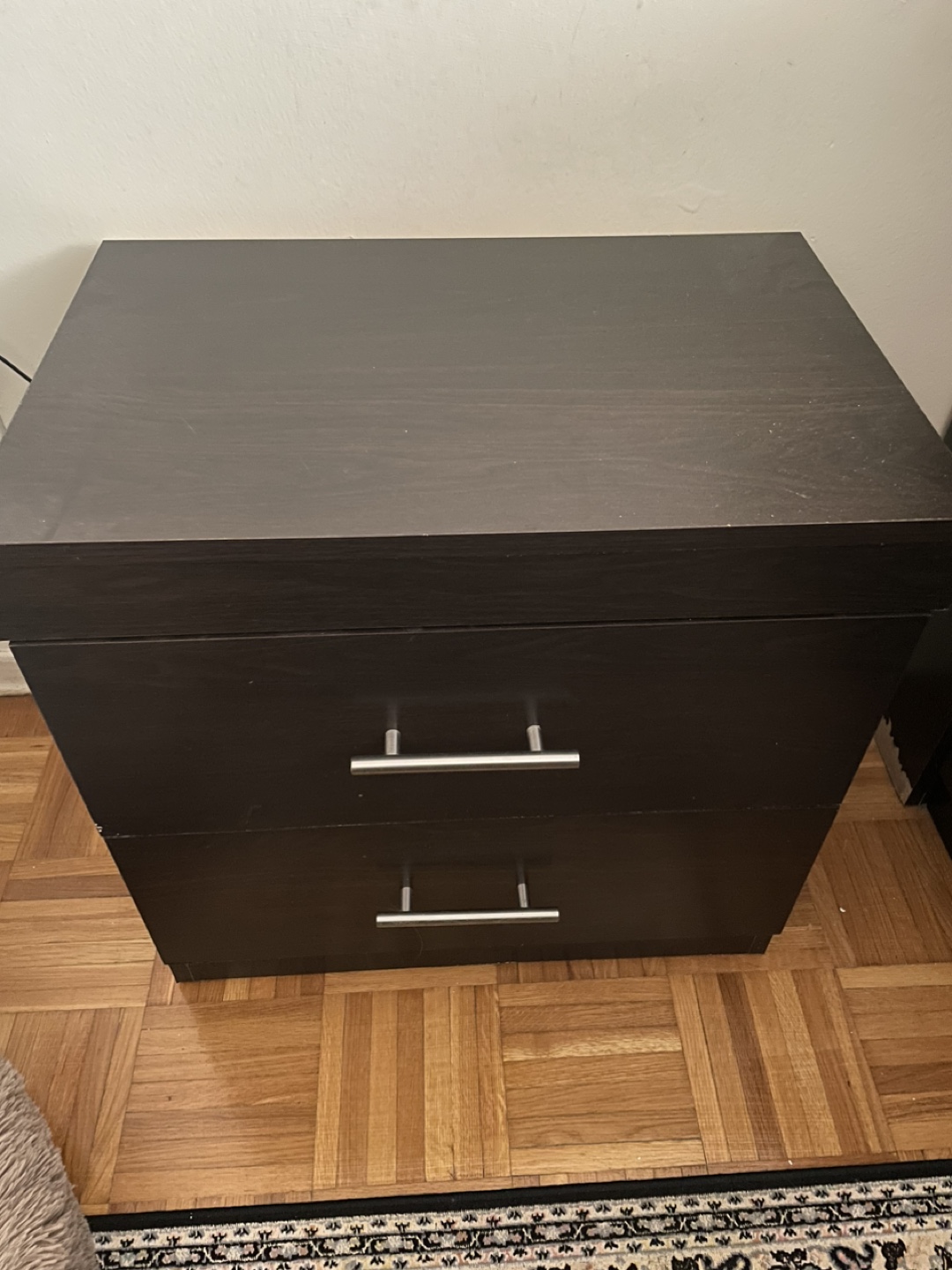 Nightstand with two drawers - photo 2