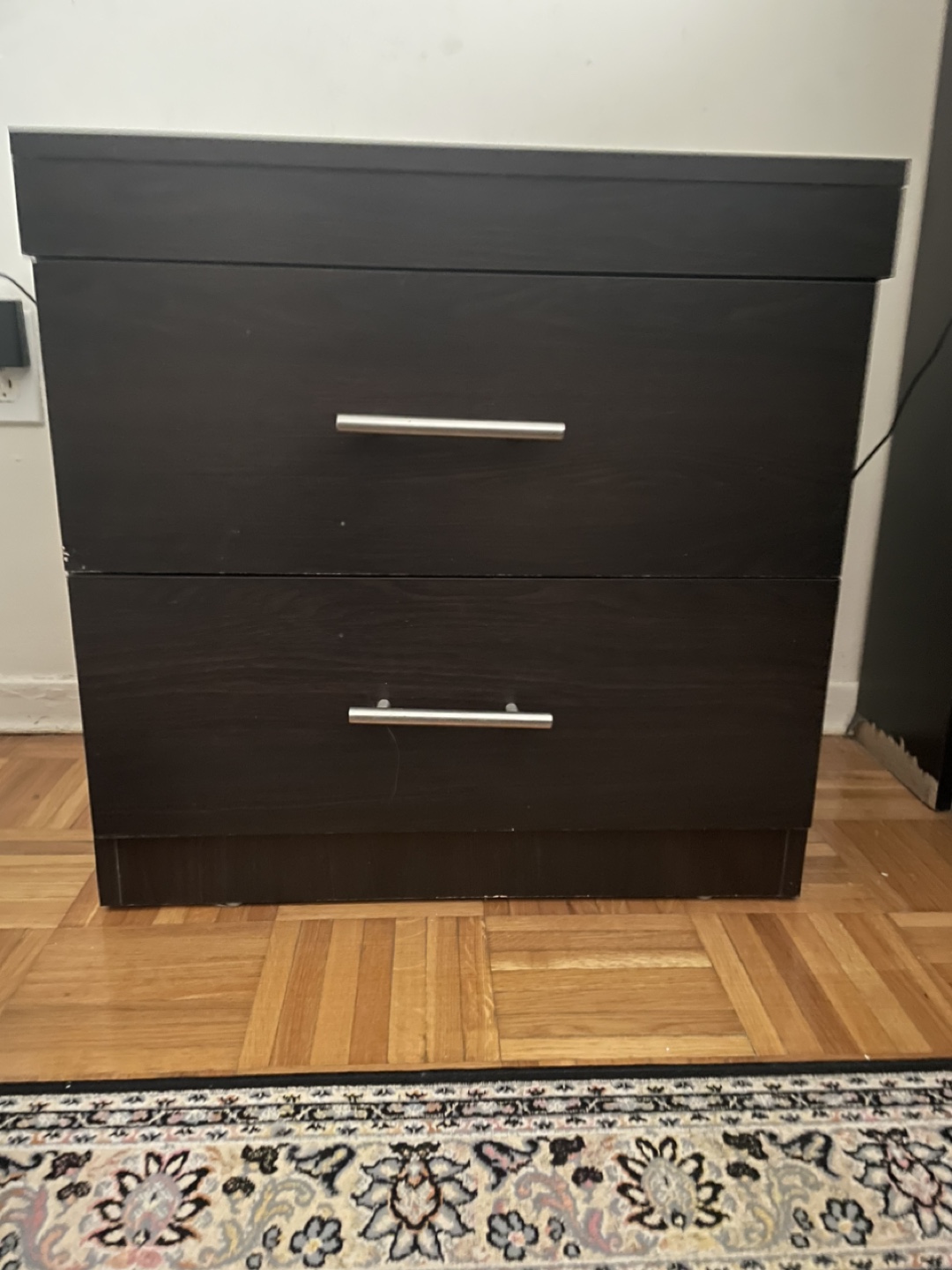 Nightstand with two drawers
