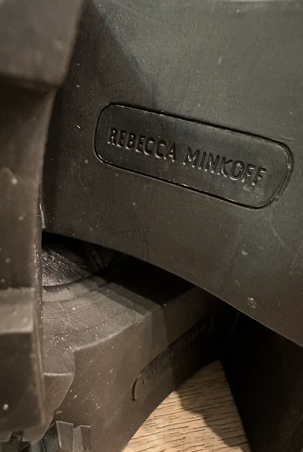 Rebecca Minkoff Black Leather Boots new in box image indicator(5)