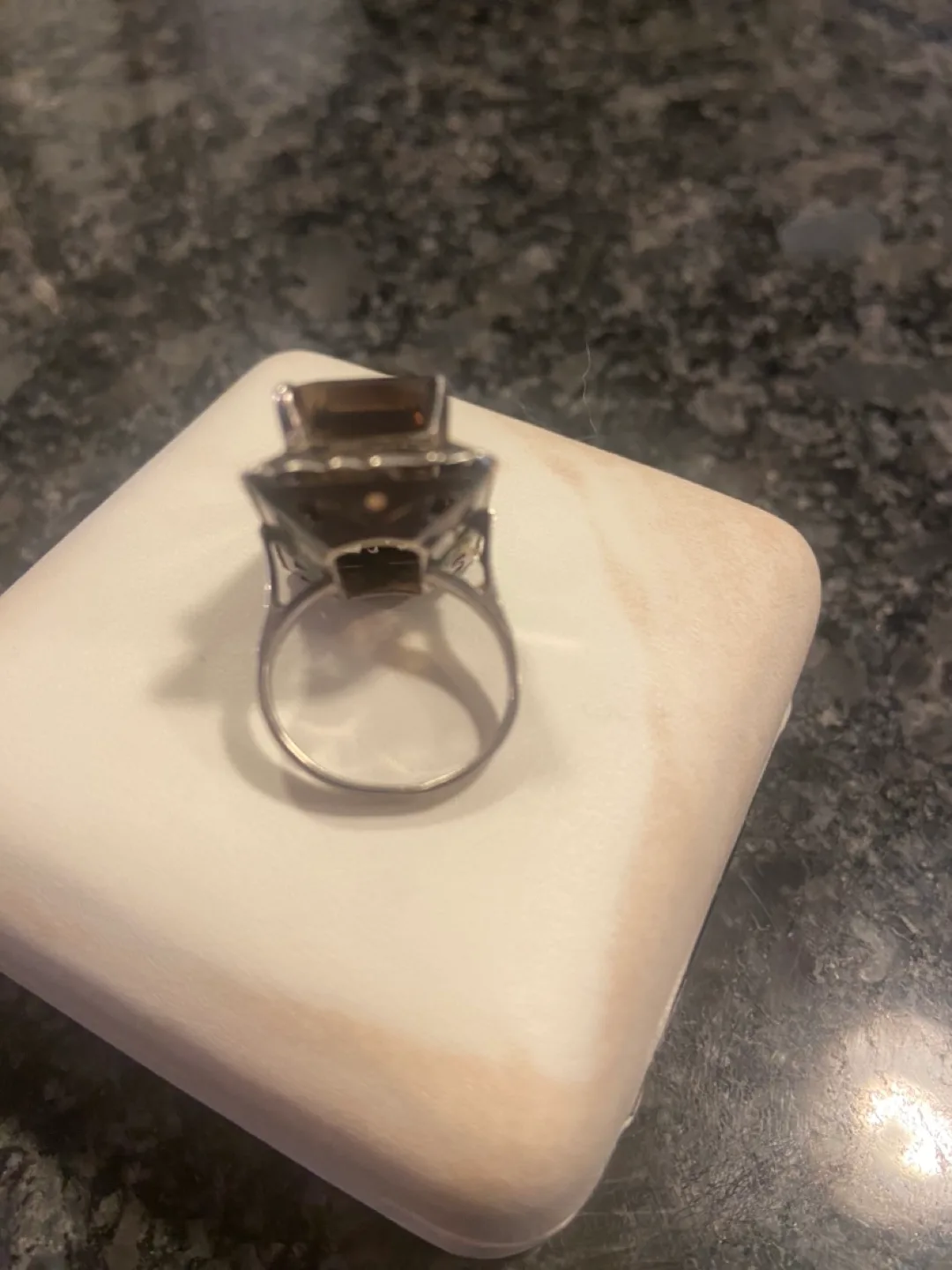 Vintage Smoky Quartz Ring image indicator(4)