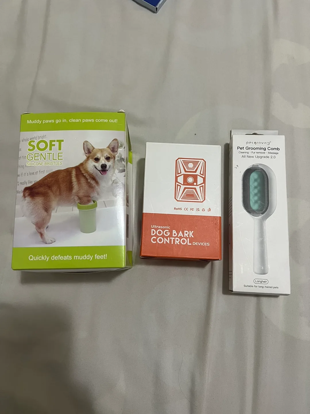 Dog Harness, Water Bottle, and Grooming Comb thumbnail