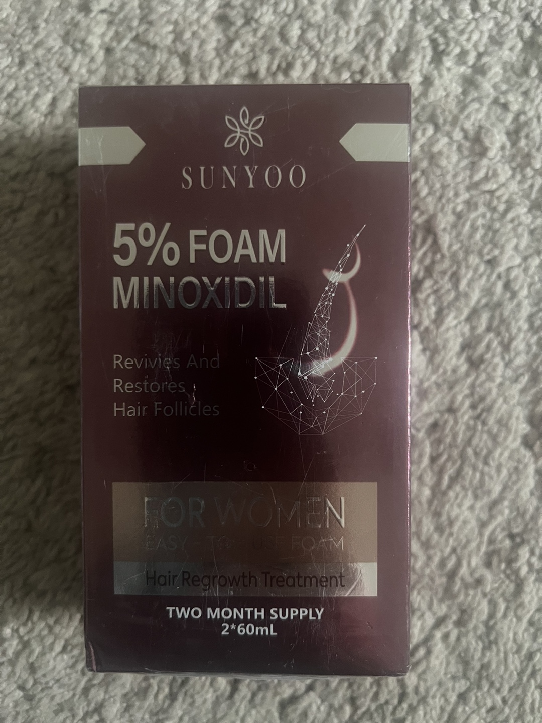 SUNYOO 5% Foam Minoxidil for Women