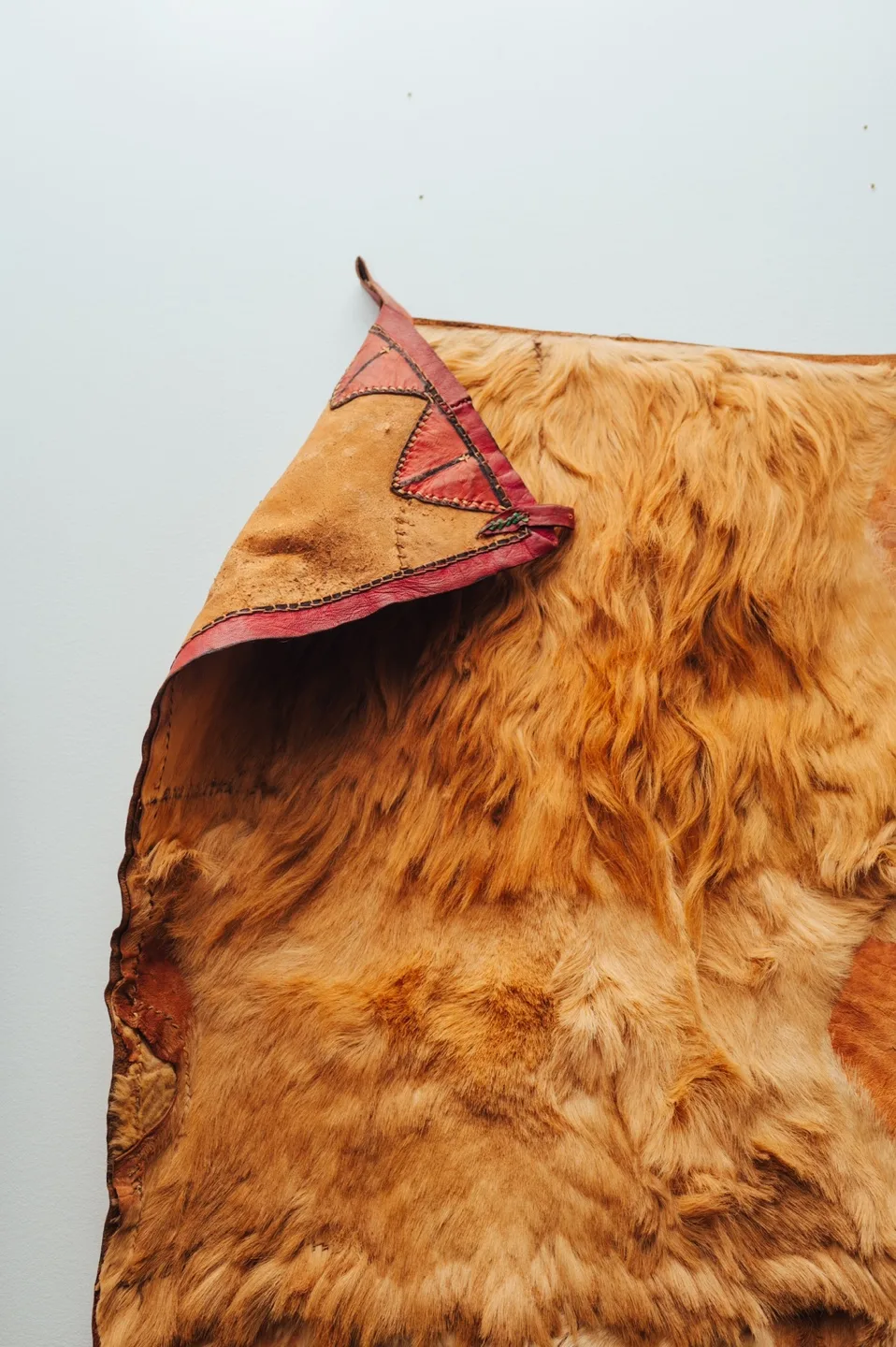 Vintage Fur Patchwork Hide Wall Hanging image indicator(3)