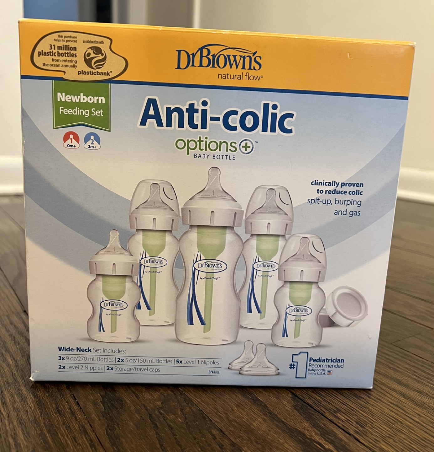 Dr. Brown's Options+ Anti-Colic Newborn Feeding Set