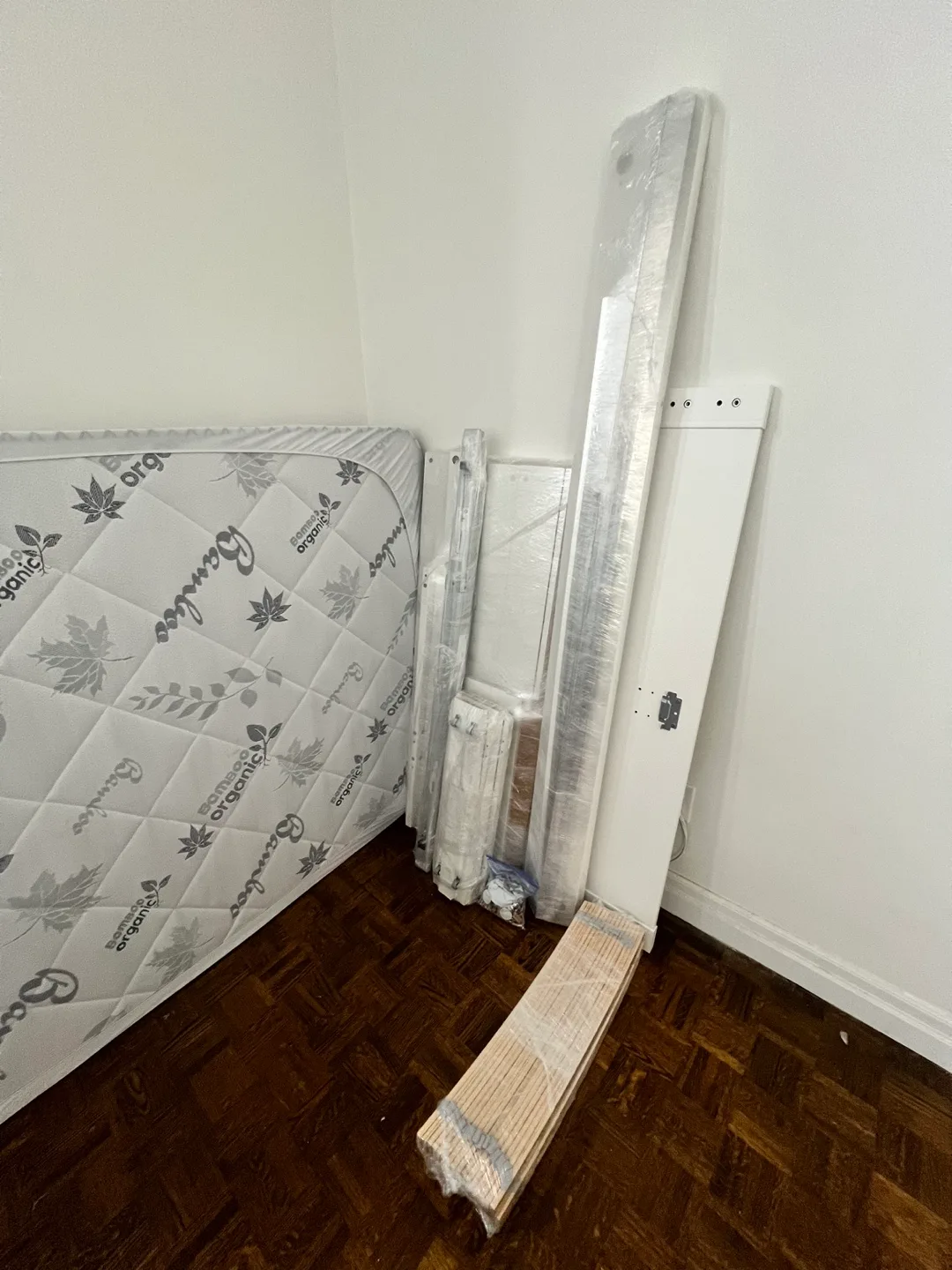 IKEA Songesand Full/Double Bed Frame and very firm mattress image indicator(4)