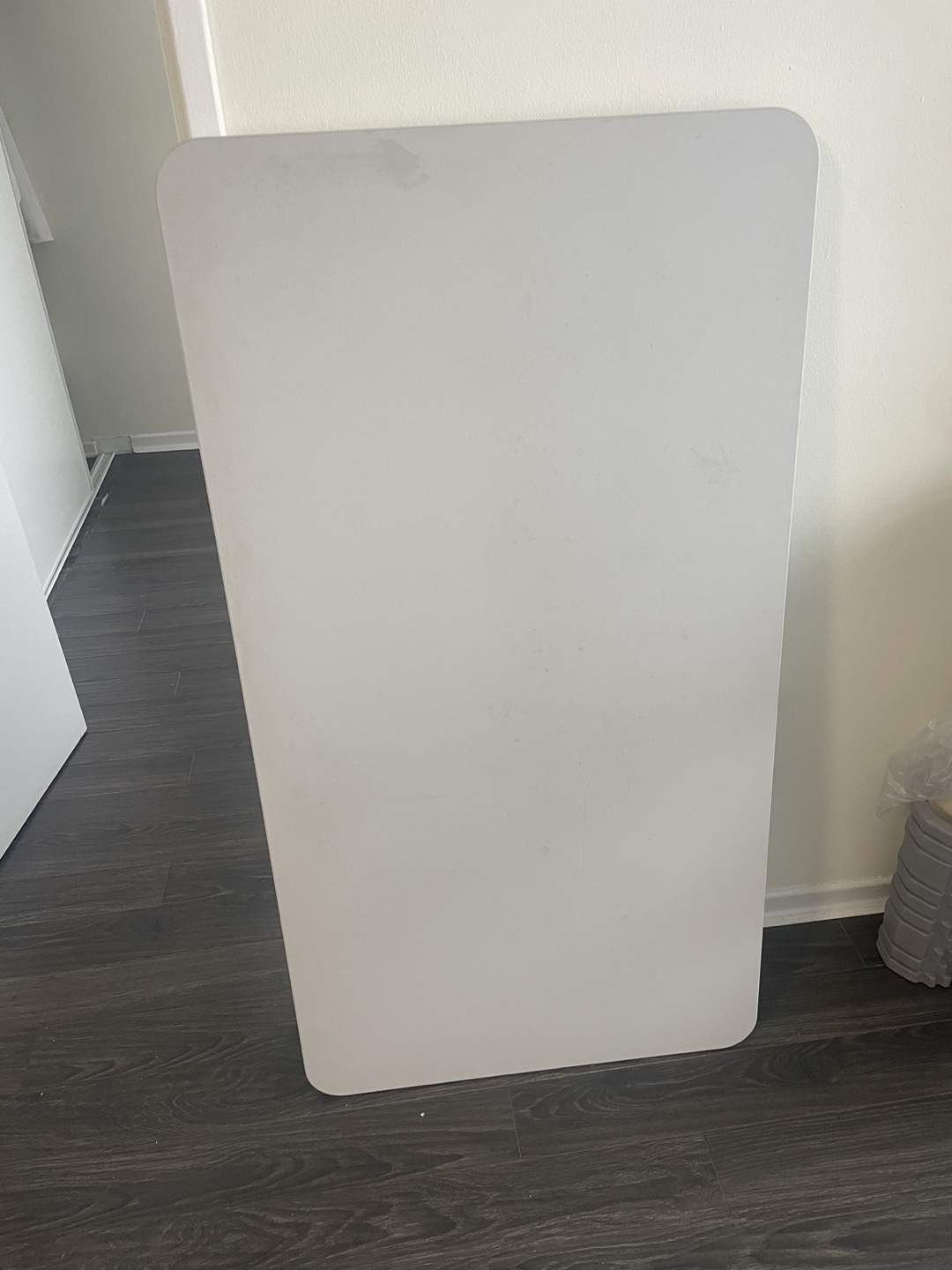 Ikea desk TOMMARYD light grey table sturdy