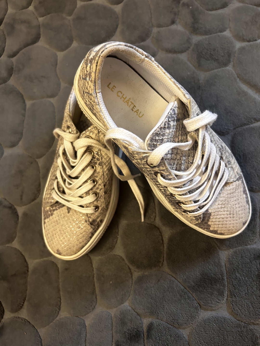 Le Chateau Snake Print Sneakers - photo 3