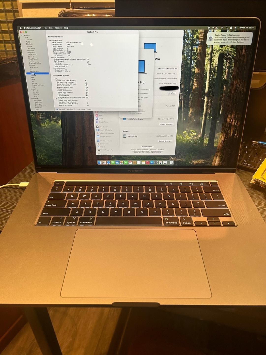 MacBook Pro 16-inch 2019 - photo 2