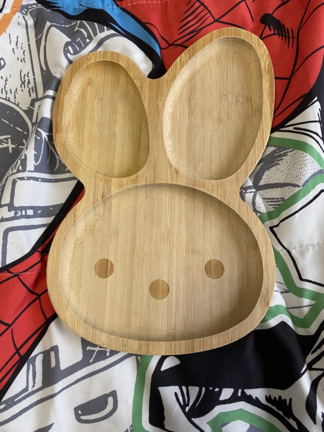 Bunny Bamboo Plate 🧡