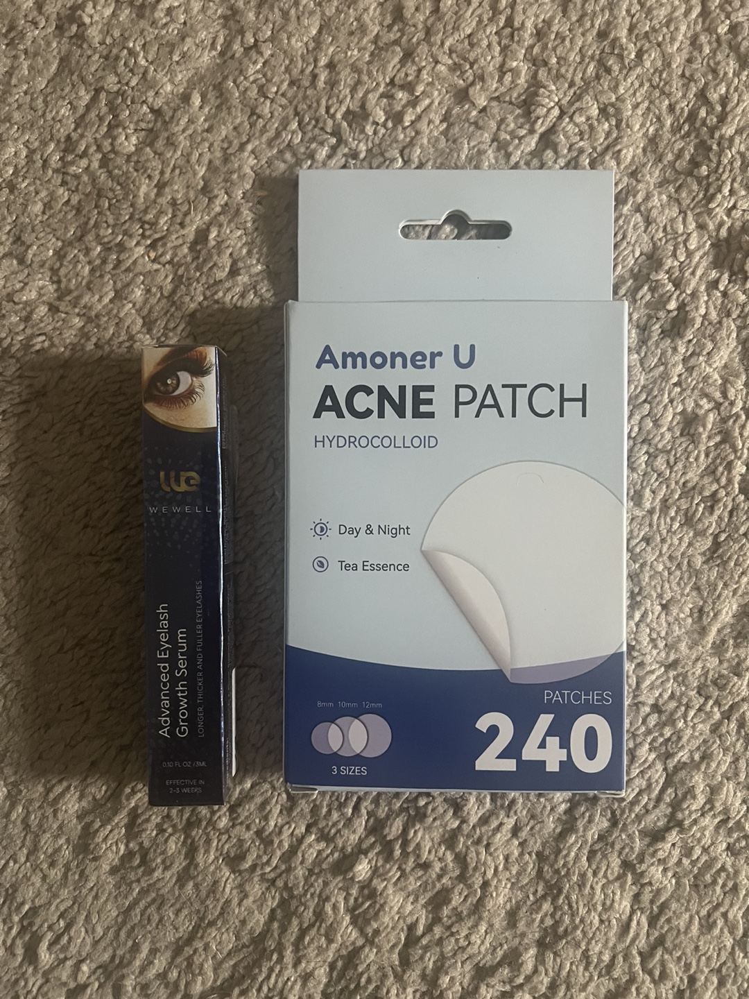 Amoner U Acne Patch & Eyelash Growth Serum