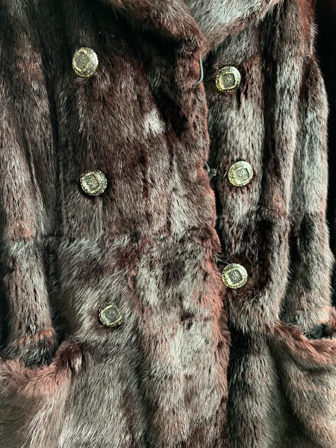 Brown Vintage Beaver Fur coat image indicator(2)