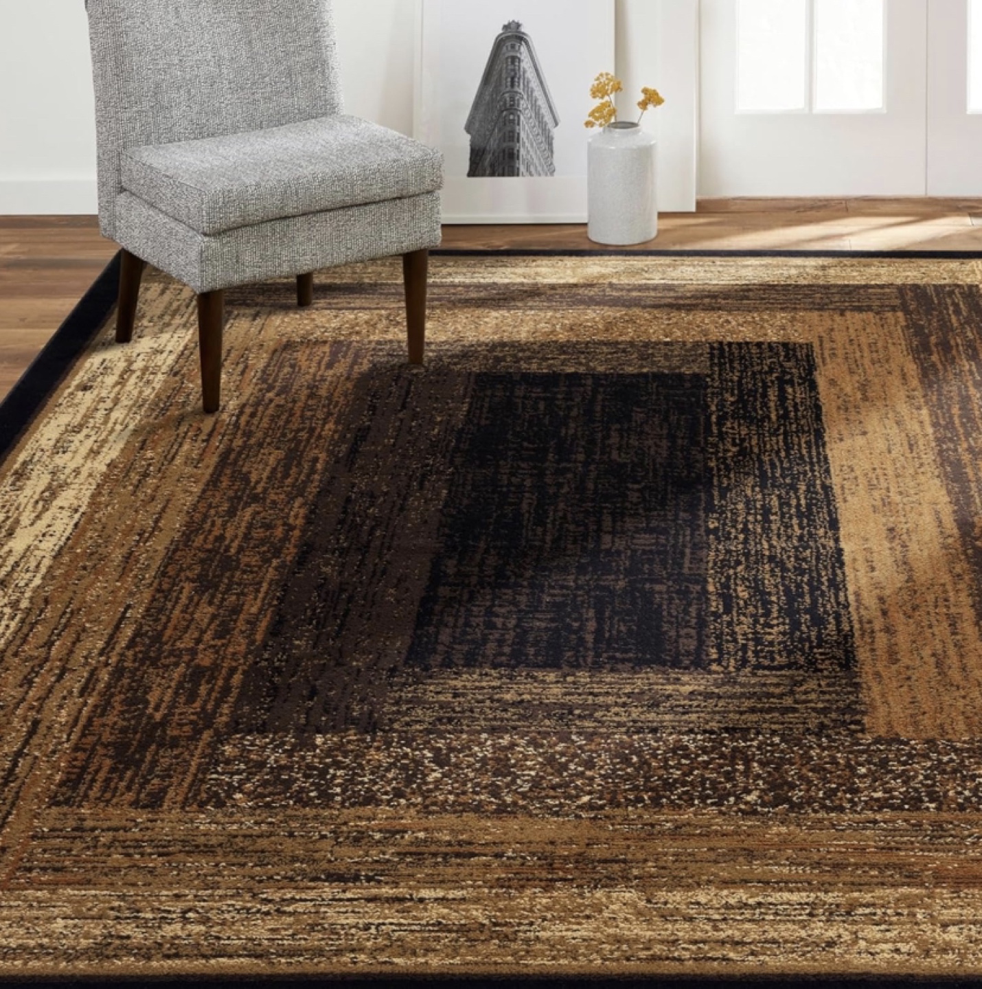 Brand New, Area Rug, Brown and Black, Modern Design - photo 5