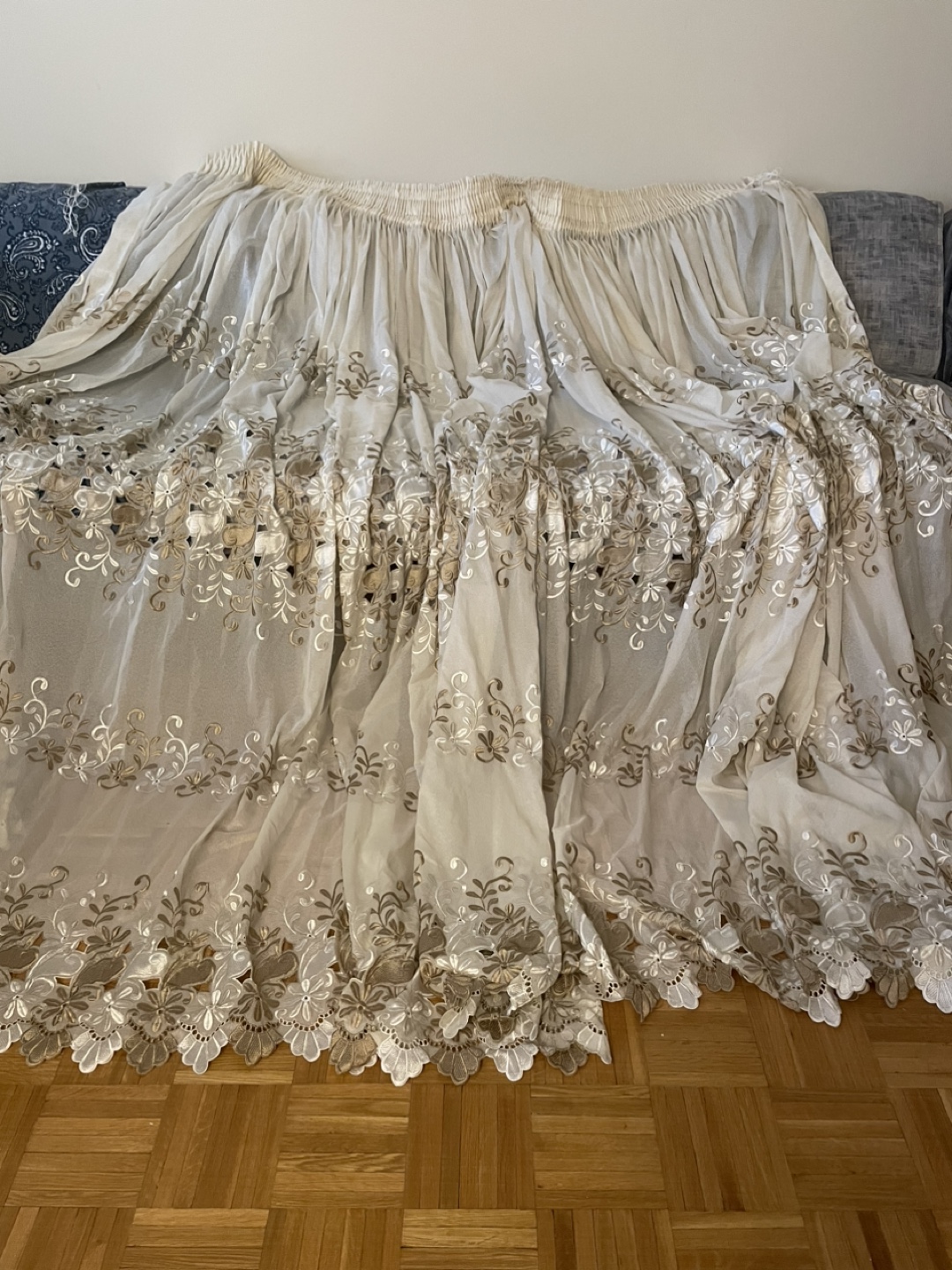 Embroidered Sheer Curtains