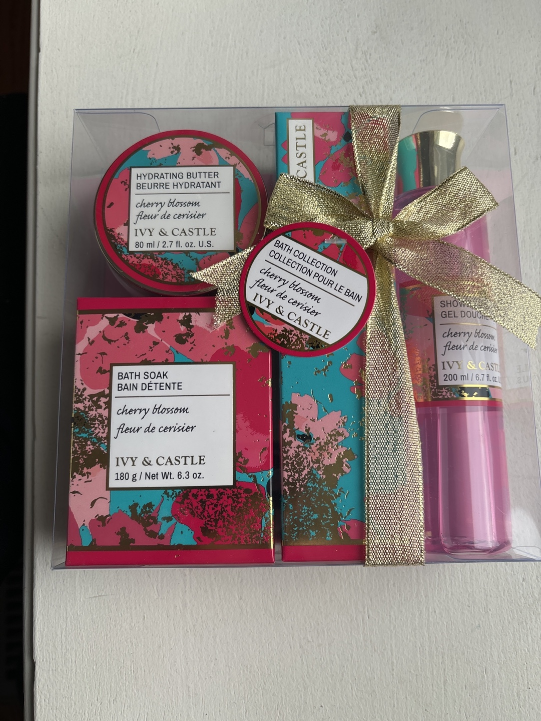 #freecycle New gift pack Ivy & Castle Cherry Blossom Bath Set